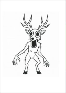 Dibujos de 99 Noches en el Bosque para Colorear