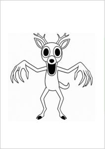 Dibujos de 99 Noches en el Bosque para Colorear 3