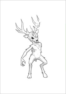 Dibujos de 99 Noches en el Bosque para Colorear 5