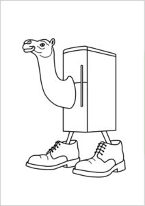 Dibujos de Brainrot Iitaliano para colorear 10