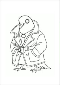 Dibujos de Brainrot Iitaliano para colorear 15