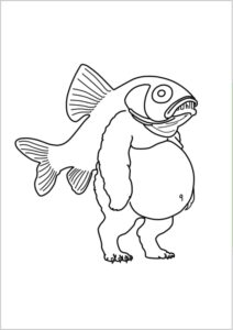 Dibujos de Brainrot Iitaliano para colorear 18