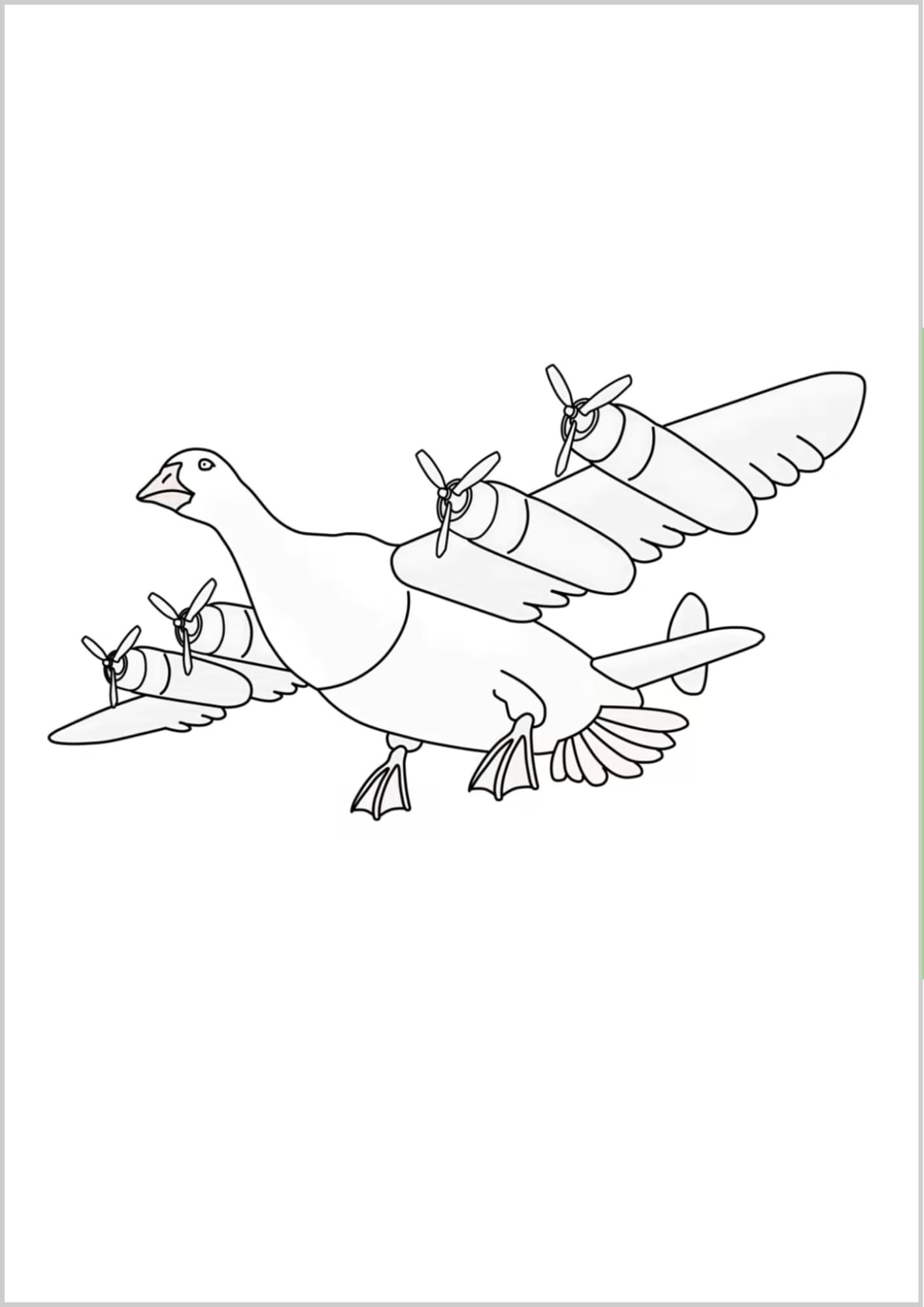 Dibujos de Brainrot Iitaliano para colorear