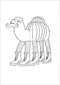 Dibujos de Brainrot Iitaliano para colorear 22