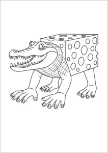 Dibujos de Brainrot Iitaliano para colorear 8